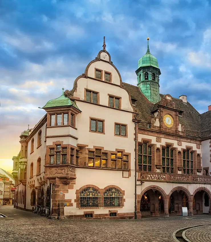 Das Freiburg Appartements von außen.
